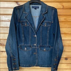 Bandolinoblu Denim Jacket Size Medium